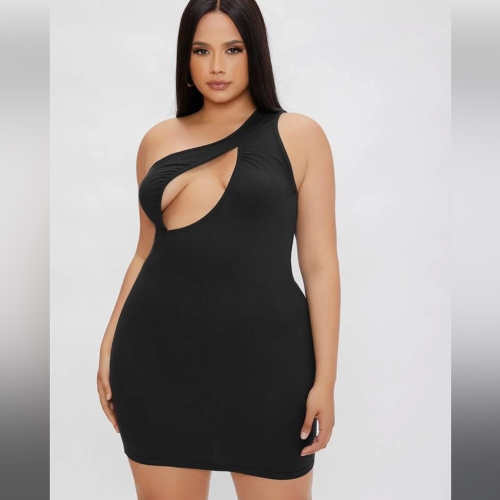Cutout mini dress